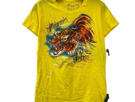 Top Short Sleeve By Miami Ink Size: L For Sale