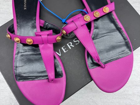 Shoes Luxury Designer By Versace  Size: 7.5 For Discount