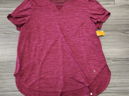 Athletic Top Short Sleeve By Danskin  Size: L on Sale