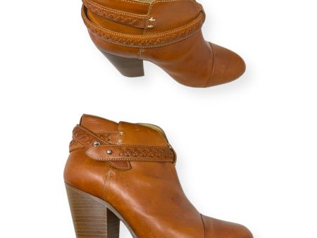 Harrow Belted Leather Ankle Boots Designer By Rag And Bone  Size: 8.5 Online Hot Sale