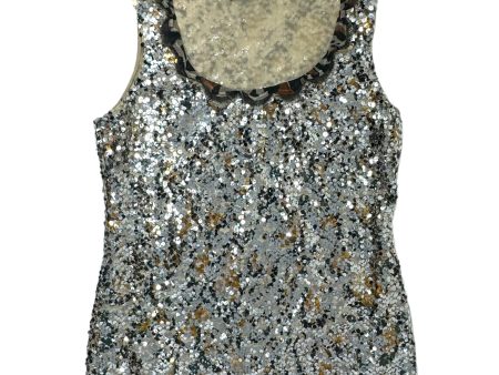 Sequin & Leoard Tulle Trim Tank Top By Elie Tahari  Size: S Supply