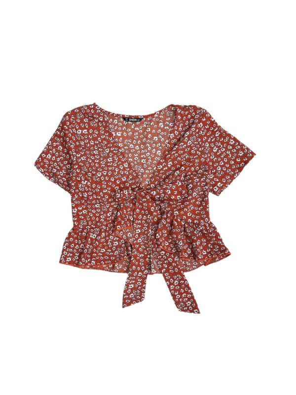 Top Short Sleeve By Shein  Size: S Online Sale