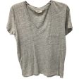 Top Short Sleeve Basic By Madewell  Size: M Online Hot Sale