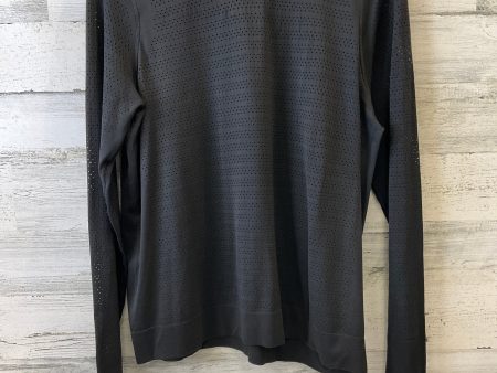 Athletic Top Long Sleeve Crewneck By Lululemon  Size: 12 Online Hot Sale